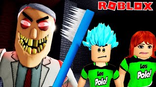 Los Polo escapan de BOB el dentista chungo en Roblox [upl. by Ardnuhsal599]