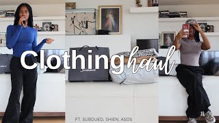 CLOTHING HAUL  Weekday Asos Shein [upl. by Aikenat]