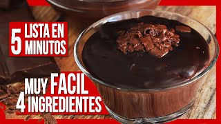 😋 NATILLAS DE CHOCOLATE Caseras ► Amarás este POSTRE Frío en VERANO [upl. by Ameerahs]