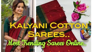 Kalyani Cotton Sarees Online ShoppingMost Trending Sarees Online [upl. by Duarte]