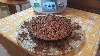 Sbrisolona al cacao con nutella e mascarpone per bimby TM6 TM5 TM31 [upl. by Esdras]