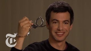 Nathan Fielder Interview Explaining His Robot ArmSex Offender Stunt  The New York Times [upl. by Notgnihsaw]