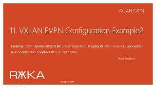 11 VXLAN BGP EVPN Configuration Example2 [upl. by Yevoc]