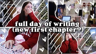 full writing day in my life  authortube writing vlog [upl. by Karlens]