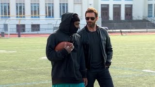 Beast Mode Vs Wolverine Marshawn Lynch Vs Hugh Jackman [upl. by Eiramenna]