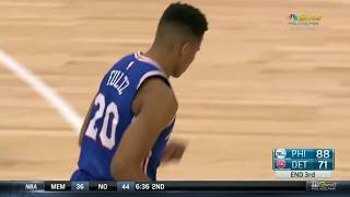 POOR SHOOTING FORM AGAIN Markelle Fultzs First Nba 3point ATTEMPT [upl. by Rainger]