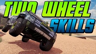 EASIEST Way To Get 2 WHEELS SKILLS In Forza Horizon 3  FH3 APRIL FORZATHON [upl. by Donielle]