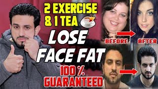 Get Rid Of Face Fat 2 Effective Exercise To Slim Down Your Face [upl. by Herzog]