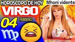 𝐏𝐑𝐄𝐏𝐀𝐑𝐀𝐓𝐄😫𝐏𝐀𝐑𝐀 𝐔𝐍𝐀 𝐍𝐎𝐓𝐈𝐂𝐈𝐀 𝐌𝐔𝐘 𝐅𝐔𝐄𝐑𝐓𝐄🆘😤 MONHI VIDENTE 🔮 Horoscopo de hoy VIRGO 4 DE FEBRERO 2024 ❤️ [upl. by Juni]