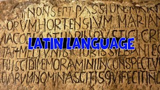 Latin language  lingua Latina [upl. by Reeves588]