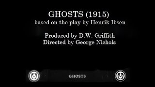 GHOSTS 1915  Henrik Ibsen Play in HD [upl. by Salim]