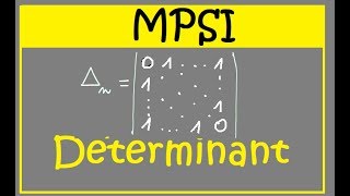 Déterminant Récurrence suite ordre 2 Dn21 n [upl. by Dilly]