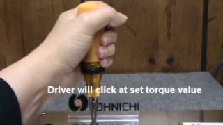 Tohnichi RTD Torque Screwdriver [upl. by Nrol]