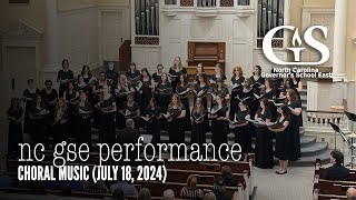 Governors School East 2024  Choral Music Performance July 18 2024 [upl. by Oniger348]