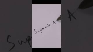 Supernote A5X Writing  Slow Motion and Close Up [upl. by Aitel823]