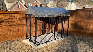 PTW Kennels Ep 17 Building an 8 X 4 ft Dog Kennel Setup  DIY process [upl. by Lema]