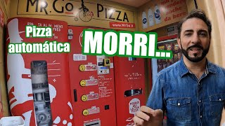 PROVANDO PIZZA DA MAQUINA AUTOMÁTICA EM ROMA ITÁLIA  O ITALIANO APROVOU [upl. by Rebmeced]