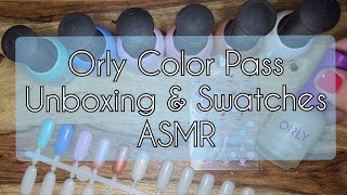 Orly Color Pass Unboxing  ASMR Style [upl. by Anigue]