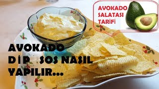 Avokado Dip Sos Tarifi  Avocado Recipes [upl. by Yezdnil643]