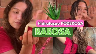 USEI BABOSA NO CABELO PELA 1 PRIMEIRA VEZ😱 [upl. by Polak273]