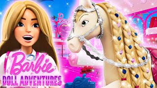 Barbie Aventura de muñecas  Los caballos de Barbie van al salón de belleza 🐴 ✂️ S2 E2 [upl. by Christiano]