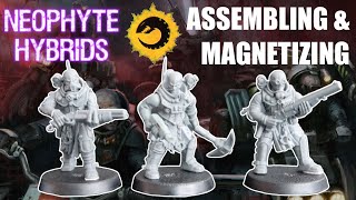 Assembling amp Magnetizing Neophyte Hybrids Genestealer Cults  Games Workshop for Warhammer 40k [upl. by Yule]