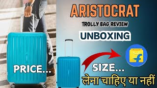 Best Trolley Bag In India 2024🔥Best Trolley Bags Under 2000🔥Aristocrat Trolley Bag REVIEW amp UNBOXING [upl. by Casilde137]