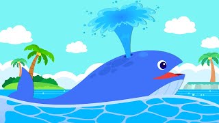 Hail Whale Blue Whale🐋 Kids Songs amp Nursery Rhymes  Animal Song for Kids  Lotty Friends [upl. by Nioe]