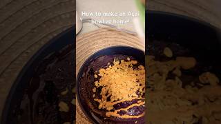 How to make an açaí bowl at home 🥣 [upl. by Salis]