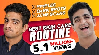 EASY amp BEST Skin Care Routine  Easy Solutions For Pimples Dark Spots and Acne Removal  BeerBiceps [upl. by Erinna]