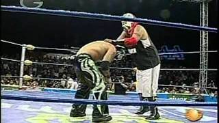 AAA Crazy Boy vs Extreme Tiger 20090410 AAA Cruiserweight quarterfinal [upl. by Anitahs]