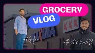 Grocery Shopping vlog Maxima  grocery Shopping in Lithuania  Living Cost in Lithuania [upl. by Aitas832]