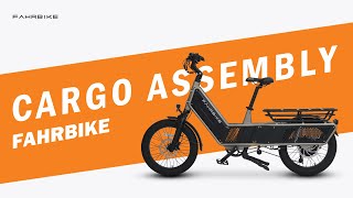 Fahrbike UrbanCarry Kid Hauler and Cargo eBike Assembly  StepbyStep Guide [upl. by Jecoa660]