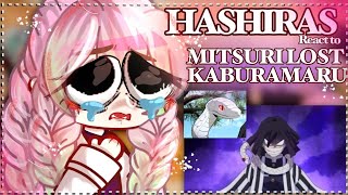 Hashiras react to Mitsuri who lost kaburamaru  memes  animations  obamitsu  funny  kny [upl. by Asilehs]