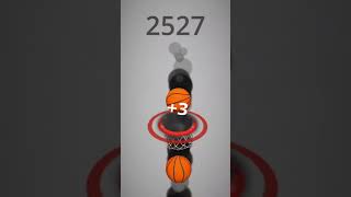 Dunk Hoop  Ketchapp  High Score 2561 [upl. by Adigun]