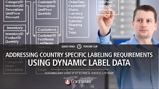 Addressing Country Specific Labeling Requirements Using Dynamic Label Data [upl. by Bette]