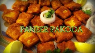 Paneer Pakora Recipe Video  Paneer Pakoda Hindi Recipe [upl. by Llenral]