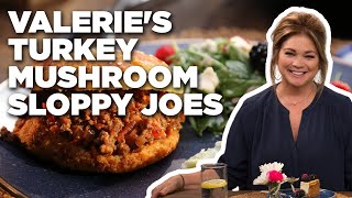 Valerie Bertinellis Turkey Mushroom Sloppy Joes  Valeries Home Cooking  Food Network [upl. by Acsot]