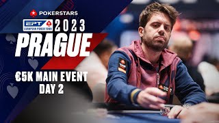 EPT Prague 2023 €5K Main Event  Day 2 Livestream ♠️ PokerStars [upl. by Pearla334]