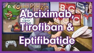 Abciximab Tirofiban Eptifibatide Glycoprotein IIbIIIa Inhibitors Mnemonic for NCLEX [upl. by Nitsa]