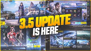 🤩 Finally 35 Update Is Here  New Achievements  A10 Royal Pass  How To Update 35 Pubgbgmi [upl. by Jankell]