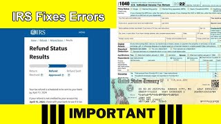 IRS How to Fix Form 8812 Errors Code 766 Refund Adjustments [upl. by Currey]