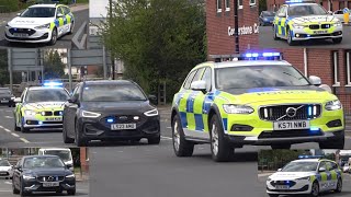 Marked  Unmarked GMP Driver Training Vehicles RespondingGreater Manchester Police [upl. by Apicella]