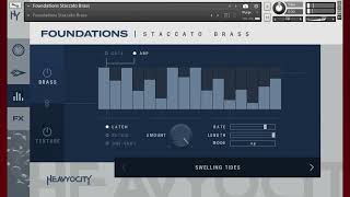 Best free brass Kontakt Libraries😲free vst plugin FOUNDATIONS  Staccato Brass by heavyocity [upl. by Alleciram]