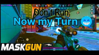 Bullseye Rumble Sniper Gameplay  Crazy Last two matches  Maskgun Sniper gameplay [upl. by Anahsahs]