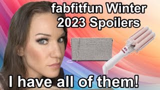 FabFitFun Winter 2023 Spoilers  I Have ALL of Them [upl. by Clancy4]