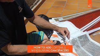 How to Add Loftsails Windsurfing TekCam2 Cam Spacers [upl. by Norvin]