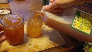 Mixing malic acid with apple juice for Andreas Moritz liver flush for days 1 to 6 [upl. by Stuart]