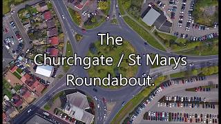 The Churchgate roundabout Peterborough [upl. by Hairacaz]