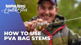 How To Use PVA Bag Stems  Carp Fishing Quickbite [upl. by Battiste477]